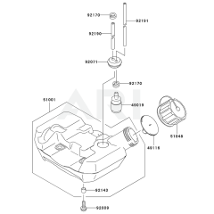Fuel Tank & Valve for KEL26A