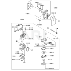 Carburettor for Kawasaki KEL27BC