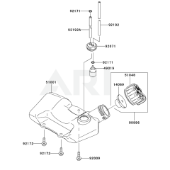 Fuel Tank & Valve for KEL27BC