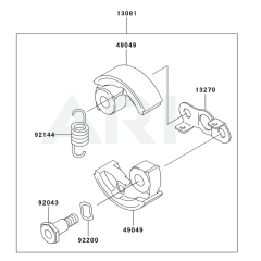 P.T.O Equipment for Kawasaki KGT26AC