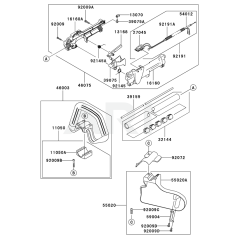Pipe, Handle & Guard for KGT26AC