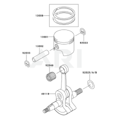 Piston/Crankshaft for KGT26AC