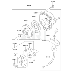 Starter for Kawasaki KGT26AC