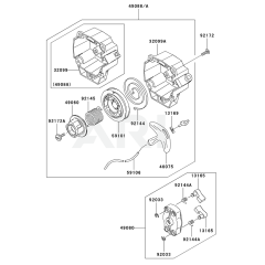 Starter for Kawasaki KGT35A