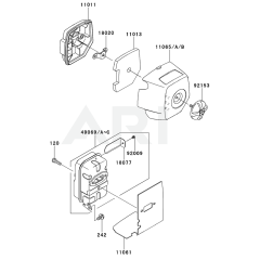 Air Filter & Muffler for KGT35B