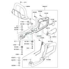 Pipe, Handle & Guard for KHD600B
