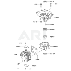 Cylinder & Crankcase for KHDS600A