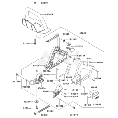 Pipe, Handle & Guard for KHDS750A