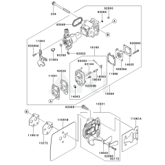 Carburettor for Kawasaki KHDS750A