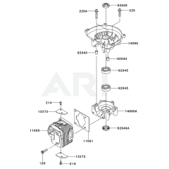 Cylinder/Crankcase for KHDS750A