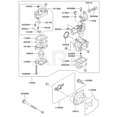 Carburettor for Kawasaki KHS1100A
