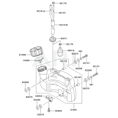 Fuel Tank & Valve for KHS1100A