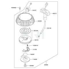 Starter for Kawasaki KHS750A