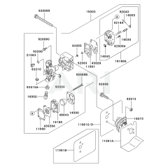Carburettor for Kawasaki KHS750B