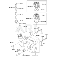 Fuel Tank & Valve for KHS750BC