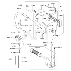 Pipe, Handle & Guard for KHSS1100A
