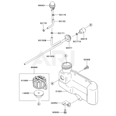 Fuel Tank & Valve for KHSS1100A