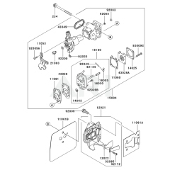 Carburettor for Kawasaki KHSS750A