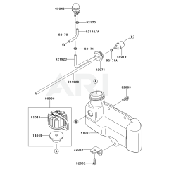 Fuel Tank & Valve for KHSS750A