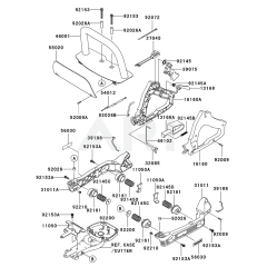 Kawasaki KHT600D Handle