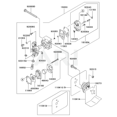 Carburettor for Kawasaki KHT600S