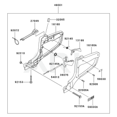 Kawasaki KHT600SC Handle