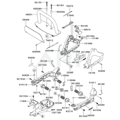 Kawasaki KHT750D Handle