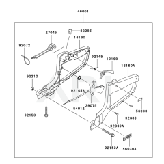Kawasaki KHT750S Handle