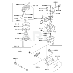 Carburettor for Kawasaki KHT750SC