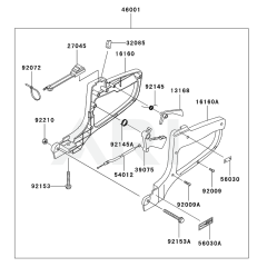 Kawasaki KHT750SC Handle