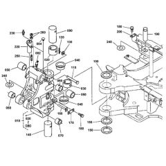 Kingpost Assembly for Kubota