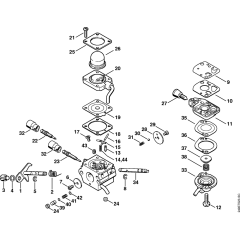Carburetor C1Q-S72 for Stihl