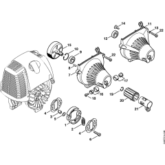Clutch & Fan Housing for Stihl