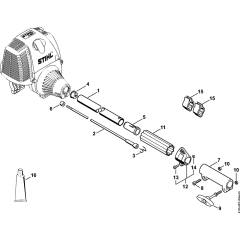Drive Tube Assembly for Stihl KM130