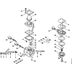 Carburetor for Stihl KM130