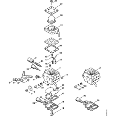 Carburetor for Stihl KM85