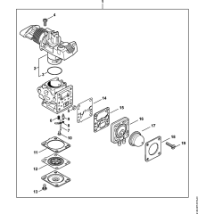 Carburetor for Stihl KM94R