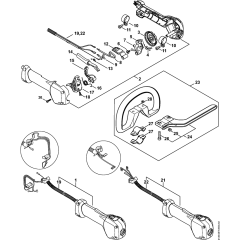 Control Handle for Stihl KM94R