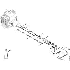 Drive Tube Assembly for Stihl KM94