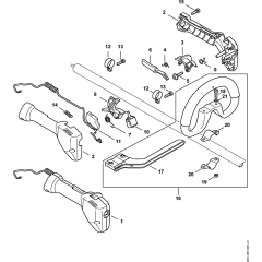 Control Handle for Stihl KMA130R