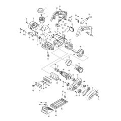 Makita KP0810C Planer Assembly