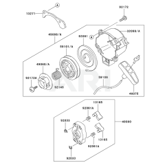 Starter for Kawasaki KRB300A