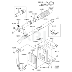 Frame/Coupling for KRB400A