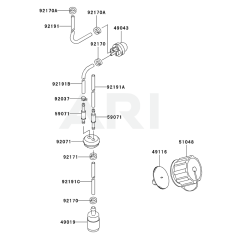 Fuel Tank & Valve for KRB400B