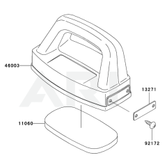 Pipe, Handle & Guard for KRB450BC