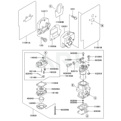 Carburettor for Kawasaki Blower