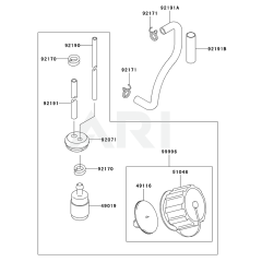 Fuel Tank & Valve for KRB450BC