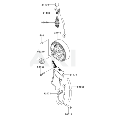Kawasaki KRB650B Electric Parts