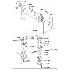 Carburettor for Kawasaki Blower