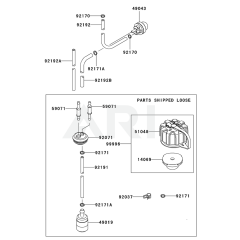 Fuel Tank & Valve for KRB650BC